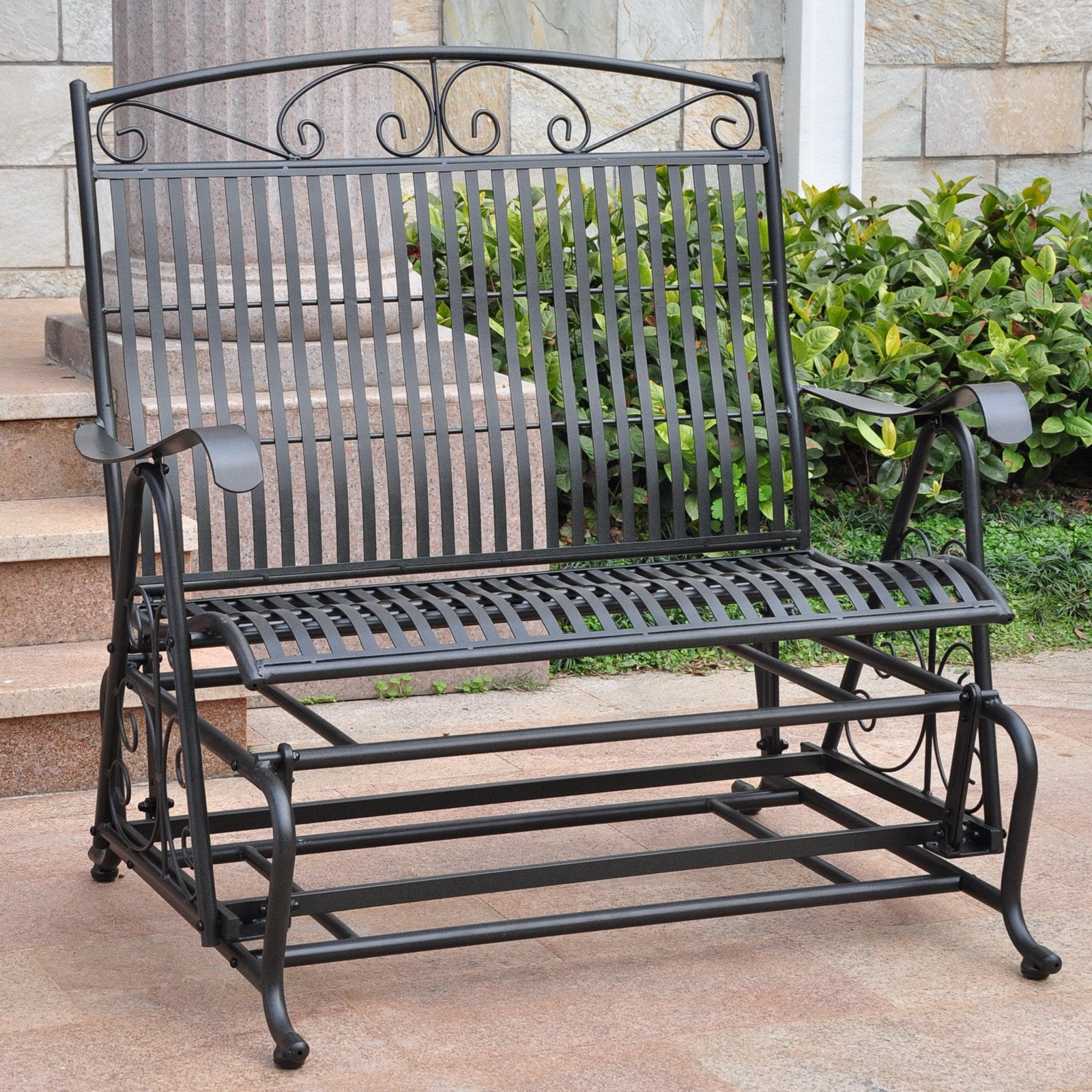 Santa Fe Nailhead Iron Glider Com