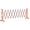 Orange, variant on Roromall Metal Expandable Barricade, 8FT/9FT/11FT/16FT/23FT Folding Safety Traffic Driveway Gate, Portable Crowd Control Barriers Fence