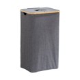 thumbnail image 1 of Rongfmy Large Laundry Basket Clothes Storage Basket Portable Laundry Hamper with Lid Gray, 1 of 9