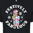 thumbnail image 3 of Barbie - Holidays & Christmas - Festively Fabulous - Juniors Cropped Cotton Blend T-Shirt, 3 of 5
