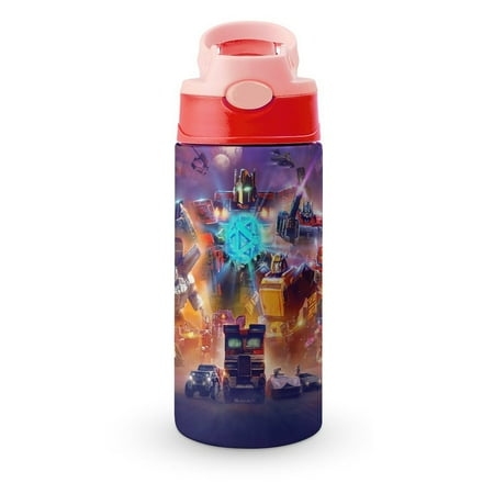 

TransFormer Small Water Bottle for Kid 12oz Insulated Bottles with Straw Lid Stainless Steel Tumbler Vacuum Cup Thermal Bottles