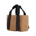 thumbnail image 3 of yuksok Handwoven Bag Creative Trendy Fashionable Beach Storage Bag for Travel Summer brown, 3 of 9