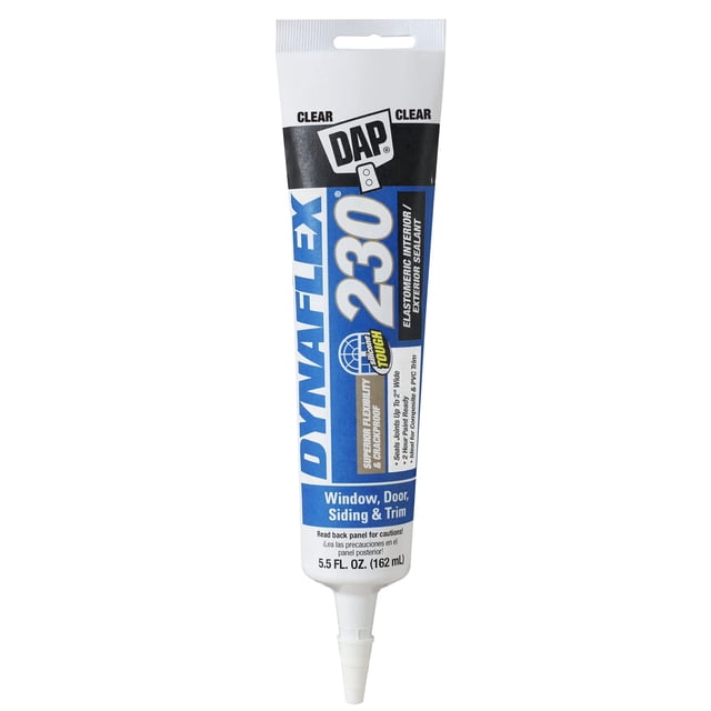 Sellador DAP Dynaflex 230 Premium Elastomérico Transparente de 162 ml