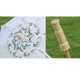 thumbnail image 5 of Paraguas de encaje para boda Estilo elegante Sombrilla nupcial Sombrilla romántica para decoración de boda Accesorios de fotos Mango pequeño blanco 26 cm/10,23 pulgadas Diámetro 29 cm/11,41 pulga, 5 of 6