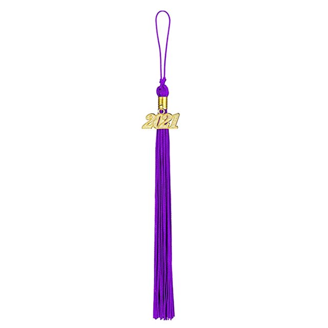 Maoww Tassel Decoration Hanging Date Drop Tassel Pendant Polyester Graduation Cap Drop Prop, Purple