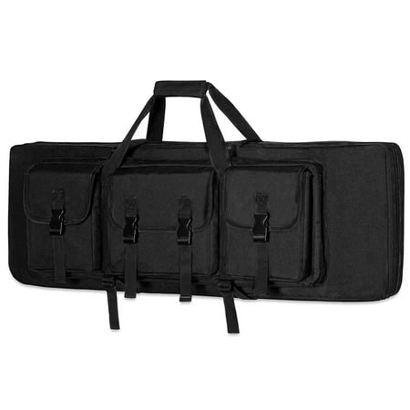 Wossspt Double Rifle Case Soft Gun Bag 36 inch Black