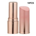 thumbnail image 2 of 10pcs DIY Empty Lipstick Tubes, Round Empty Lipstick Tube Lip Balm Refillable Shell Container, Refillable Lipstick Case for Makeup Accessories Pink, 2 of 9