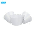 thumbnail image 3 of Cupcake Wrappers Paper, 50 Pack Baking Cups Standard Wave Decoration, White, 3 of 6