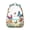 Greenish-blue-15, variant on Pig Cartoon Student Backpack for School Watercolor Farm Animal Cute Piggy Print Artistic Abstract Pattern Aesthetic Bookbag for Student