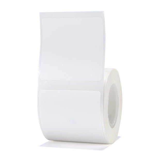Niimbot Papel de impresión térmica en blanco blanco Rollo Código de barras Precio Tamaño Nombre Pape Niimbot Papel térmico