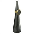 thumbnail image 2 of Benzara Ring Holder with Conical Metal Shape and Hammered Texture, Black, 2 of 5
