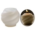 thumbnail image 3 of segolike Candle Mould Handmade Perfume Candle Making Silicone Mold Craft Screw ball, 3 of 9