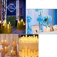 thumbnail image 3 of Moda Electrónica Borde Oblicuo LED Oscilación Sin Llama Parpadeante Luz de Decoración de San Valentín Los 5x6cm Macarena Velas de fiesta sin llama, 3 of 8