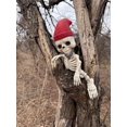 thumbnail image 3 of Crazy Bonez Skeleton Gnome Figurine, 12", 3 of 6
