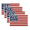 4pcs A#015, variant on 4pcs 3D Solid Metal Car Decal Badge, 250th Anniversary Flag Metal Emblem Patriot Flag Edition Emblem 1776-2026 for Pickup Trucks SUV RV Cars Garage Decor Veterans Patriotic Gift
