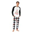 thumbnail image 2 of Grblisyd Family Christmas Loungewear Matching Sets Xmas Tree Print Christmas Matching Jammies for Adults and Kids Holiday Sleepwear Set, 2 of 4