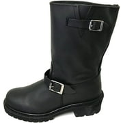 Mens Engineer Boots Motorcycle 12 Leather Biker