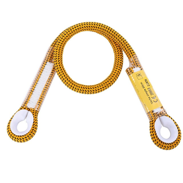 Corde d'Escalade de Survie 60/120/150cm Corde d'Escalade de Survie Extérieure avec Roulement à Anneaux