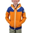 thumbnail image 2 of Bioworld Naruto Uzumaki Naruto Cosplay Boys Zip-Up Hoodie-Small, 2 of 4