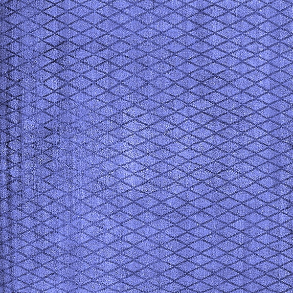 Ahgly Company Indoor Square Oriental Blue Industrial Area Rugs, 3' Square