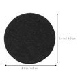 thumbnail image 2 of UPOUART 10 Pcs Tapis d'Isolation Ignifuges Noirs Résistants aux Hautes Températures pour Usage Extérieur, 2 of 6
