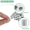 thumbnail image 2 of Uxcell Lot de 150 Manchons en Boucle d'Aluminium, 2mm 5/64 Manchons en Fil Rond Simple, 2 of 2