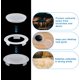 thumbnail image 2 of juegos de tapas y anillos para orificios de mesa de patio, tapa de plástico para orificio de sombrilla, anillo para orificio de sombrilla para fiestas al aire libre en el jardín en verano, 2 of 5
