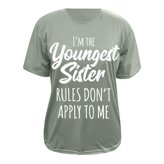 Aayomet Workout Tops Womens Graphic Printed Tshirts Cute Funny Tees,Gray XL