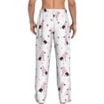 thumbnail image 3 of Picia Cute Poodle Dog Mens Soft Woven Cotton Elastic Waistband Sleep Pajama Pant Lounge Sleep Pant With Pockets And Drawstring-XX-Large, 3 of 9
