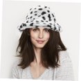 thumbnail image 4 of unbranded 1Pcs Top Cap for Fishing Men Bucket Hat Imitation Rabbit Winter, 4 of 8