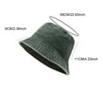 thumbnail image 3 of fatyb Unisex Denim Bucket Hat Cotton Washed Outdoor Beach Hat Sun Protection Packable Vintage Fishing Cap, 3 of 3