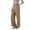 Khaki, variant on Dress Pants for Women High Waisted Straight Leg Business Office Wide Leg Work Interview Suit Pants with Pockets