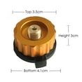 thumbnail image 2 of Yucurem Outdoor Camping Gas Stove Converter Propane Refill Gas Cartridge Adapter Camping Kitchen Utensils (A), 2 of 10