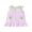 Pink, variant on BemeyourBBs Toddler Baby Girls Overalls Dress Kids Flower Embroidered Stripe Bow Decor Crew Neck Sleeveless Casual Ruffle Dress Toddler Girls Spring Summer Dress