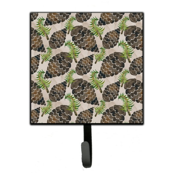 Watercolor Pine Cones Leash or Key Holder