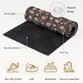 thumbnail image 6 of Area Rugs 3'x5', Paisley Botanical Carpet Runner Indoor Outdoor Rugs Home Decor Aesthetic, Vintage Blossom Foliage Black Non Slip Mats Washable Accent Rug for Living Room Bedroom, 6 of 8