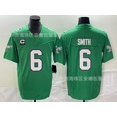thumbnail image 1 of 2025 New Eagles Hurts #1 Green Rugby Jersey Brown #11 Embroidered Jersey, 1 of 2