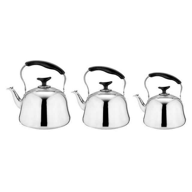Stainless kettle Gas & Electric Hobs Fast Metal Teapots Camping Boil Teapot 2L