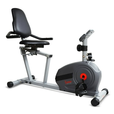 sunny health & fitness exercise cycling bike with heavy 49 lb chrome flywheel
