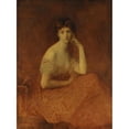 thumbnail image 2 of Alexandre Cabanel 11x14 Black Ornate Wood Framed Double Matted Museum Art Print Titled: Sketch, 2 of 5