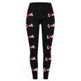 thumbnail image 6 of Mepaouo Women's Happy Valentines Day Leggings High Waisted Love Heart Print Yoga Pants Sizes S-2X, 6 of 6