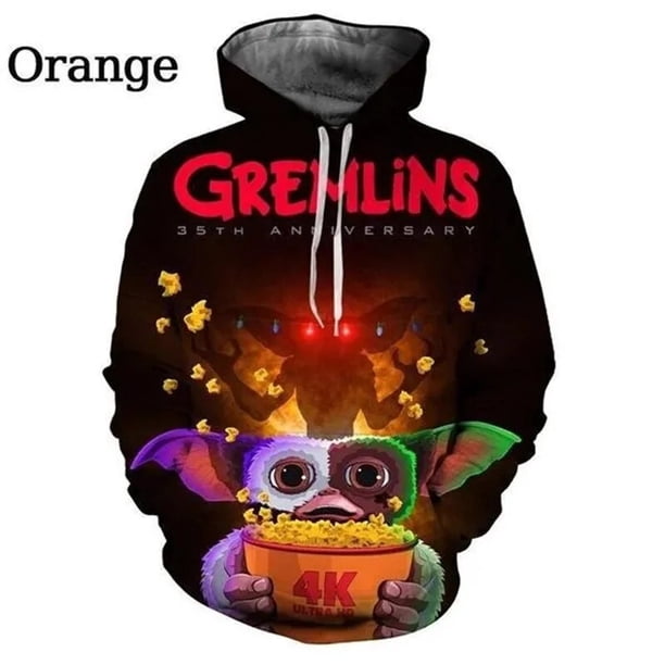 Sudadera con capucha Gremlins Gizmo Feliz Navidad para hombre, jerséis cálidos de invierno, sudaderas con capucha con estampado 3D, ropa para mujer, moda Harajuku para niños, Sudadera con capucha y2k