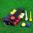 thumbnail image 4 of 1Set Plastic Golf Tee Holder Carrier Keychain with 3 Ball Markers Accessory, 4 of 10