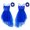 Blue, variant on Girls Sequins Camisole Lyrical Dance Dress Kids Sleeveless Ballet Dance Leotard with Hair Tie Pink XL
