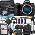 thumbnail image 1 of Nikon Z6 II Mirrorless Camera with NIKKOR Z DX 16-50mm VR Zoom Lens + 32GB Card + Case + 3 Pieces Filter + Flash + ZeeTech Accessory Bundle, 1 of 10