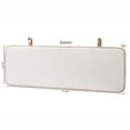 Baxton Studio Belden Modern WallMounted Headboard, Queen, White