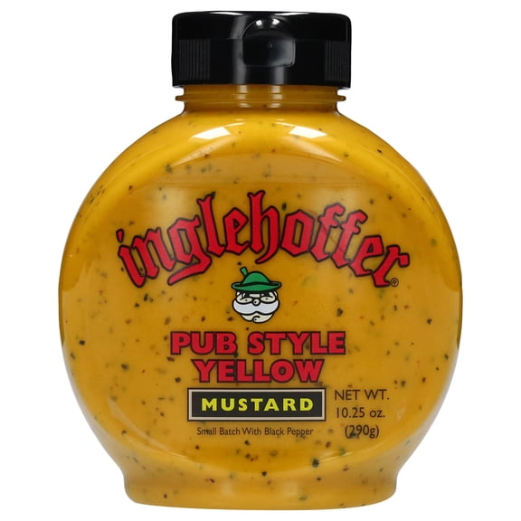 Inglehoffer Pub Style Yellow Mustard, 10.25 oz