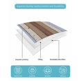 thumbnail image 5 of Quilts Twin XL Size, Blue Brown Soft Comforter Bedding Set for Bed, Farmhouse Wood Grain Vintage Vertical Striped Lightweight Quilted Bedspread with Pillow Cover(2 Pieces) for All Season, 68x98 Inch, 5 of 6