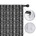 thumbnail image 4 of Blackout Kids Curtains,Baseballs Quotes Black Pattern Children's Insulated Curtains Set Of 2,Bedroom Essentials,Toddler Room Decor 52"x84", 4 of 5