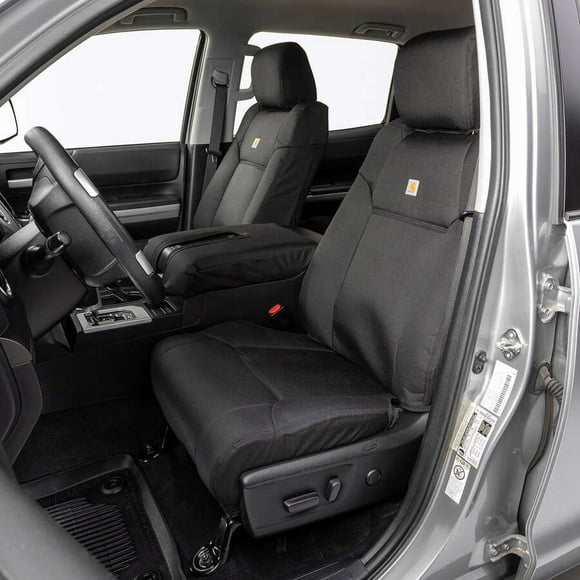 Fits 2015-2018 Ford F-150 Covercraft Seat Cover SSC3446COBK Carhartt SeatSaver; 1000 Denier Cordura Nylon; Black; Single